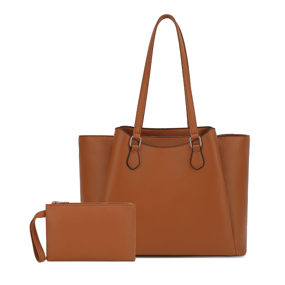 Women'S Bags Handbags - กระเป๋าโท้ทสำหรับผู้หญิง, กระเป๋าสะพายไหล่หนัง PU ขนาดใหญ่พร้อมกระเป๋าเล็ก, กระเป๋าใส่แล็ปท็อปขนาด 13.5