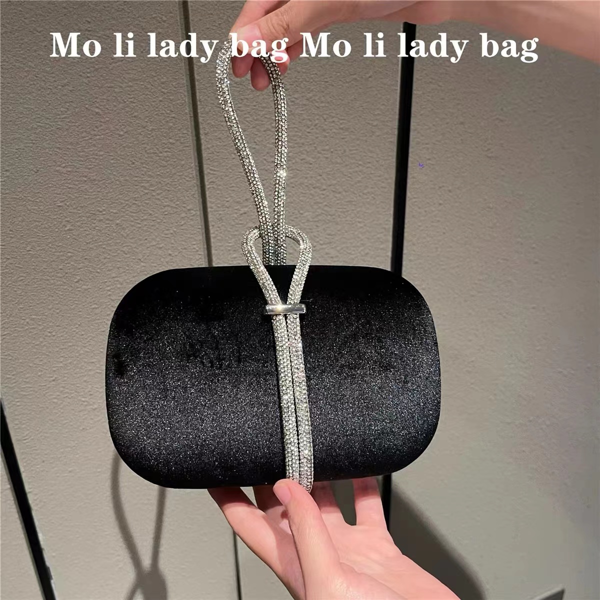 Women Bags On Sale - กระเป๋าแฟชั่นสำหรับผู้หญิงกำมะหยี่หรูหรากระเป๋าสี่เหลี่ยมแวววาวกระเป๋างานราตรีประดับเพชรไรน์สโตนสำหรับงานแต่งงานงานเลี้ยงกระเป๋าคลัทช์กระเป๋าสะพายไหล่