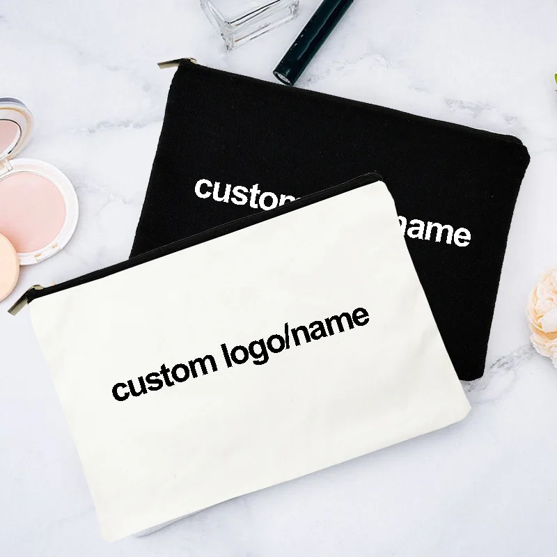 Women Bags Company - การออกแบบที่กําหนดเองเพิ่มชื่อของคุณโลโก้บริษัทมีสไตล์ส่วนบุคคลกระเป๋าเครื่องสําอางซิปกระเป๋าเครื่องสําอางออแกไนเซอร์กระเป๋าสตางค์ดินสอกระเป๋าของขวัญ