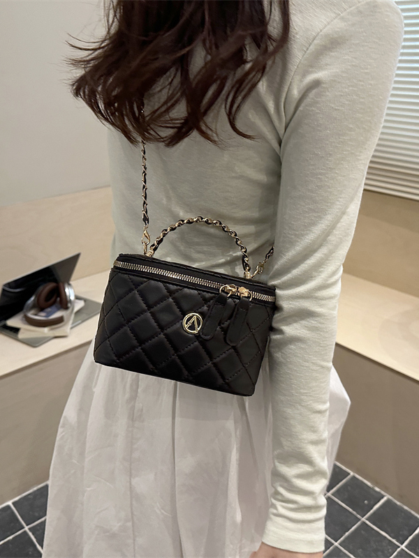   กระเป๋าสะพายข้างลายเพชรปัก ก - Women'S Young Bags บทวิจารณ์และราคา