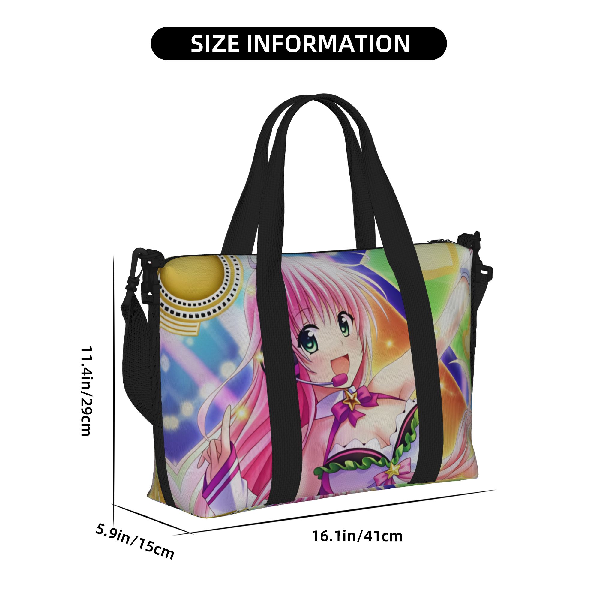 กระเป๋าโท้ทช้อปปิ้งลายอนิเมะ L - Women Bags Ru บทวิจารณ์และราคา
