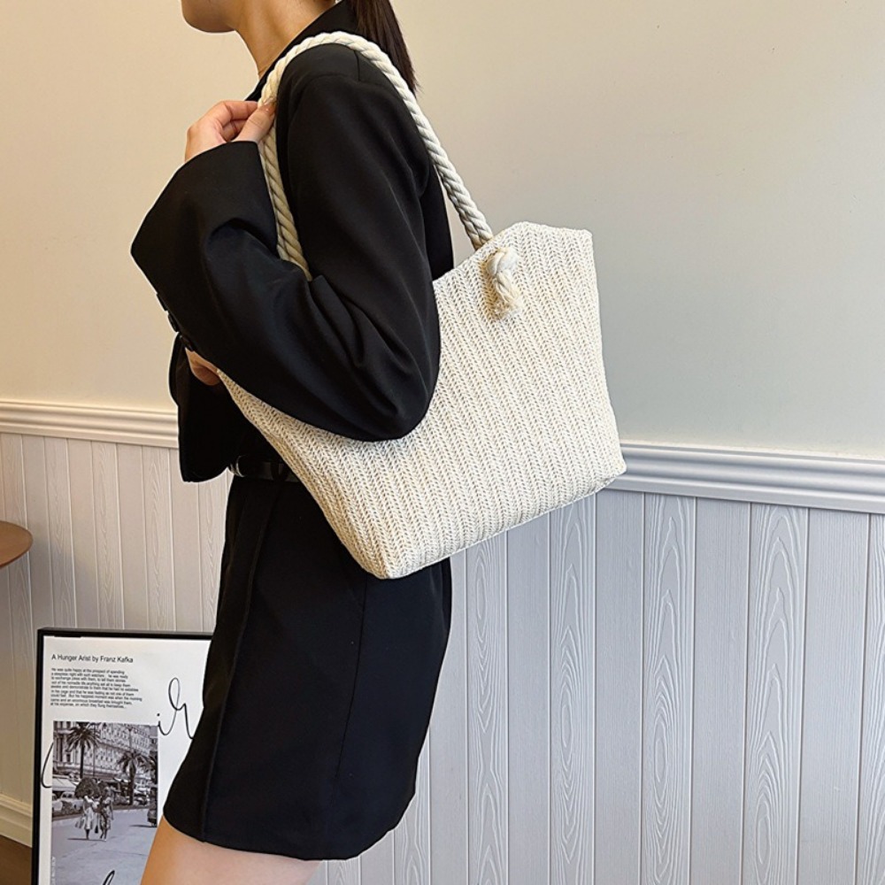 กระเป๋าชายหาดฤดูร้อนใหม่ กระเป - Women'S Raffia Bags บทวิจารณ์และราคา